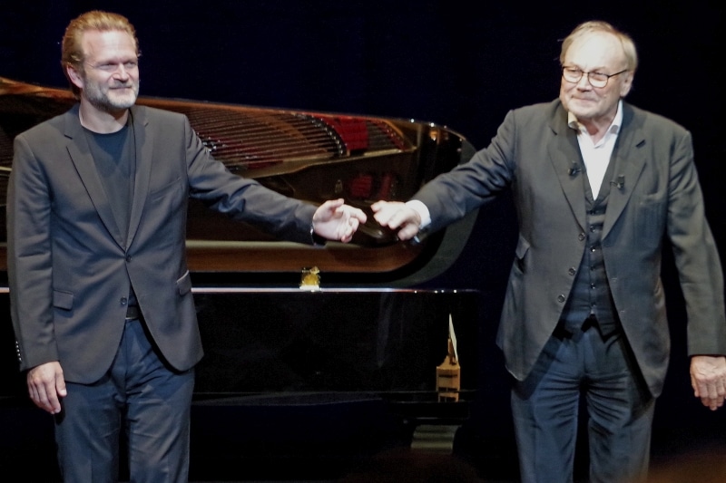 Konzert 22.09.2019, Sebastian Knauer und Klaus Maria Brandauer (Foto: Christine Tröger)